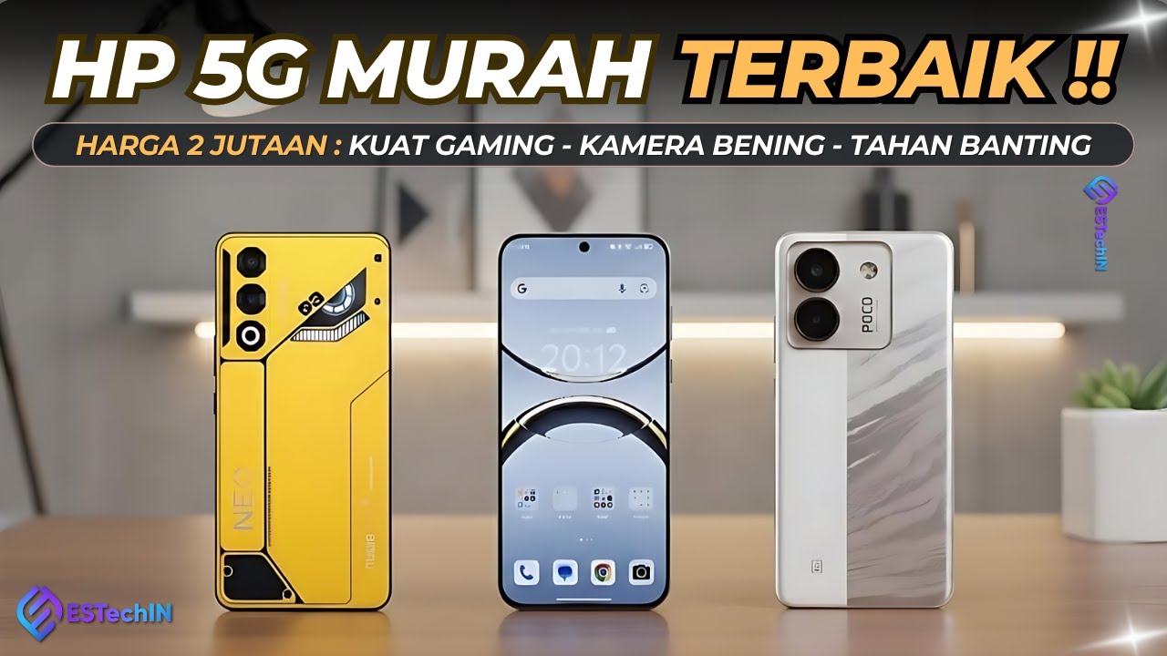 7 Rekomendasi HP 5G 2 JUTAAN TERBAIK AKHIR 2025!