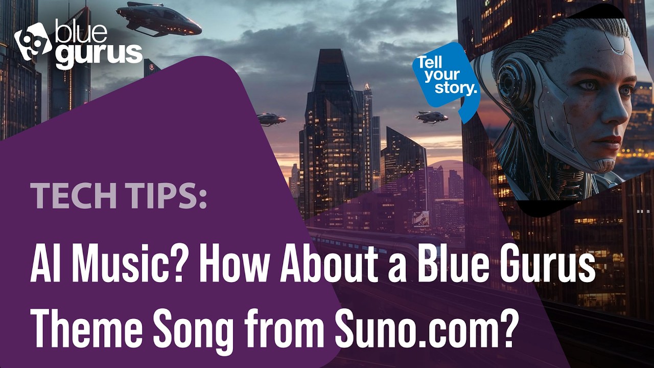 Tech Tips: AI Music? How About a Blue Gurus Theme Song from Suno.com?