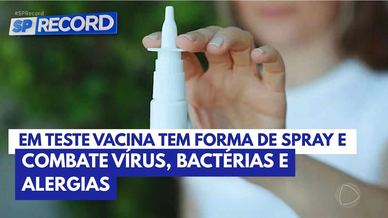 Super vacina em spray nasal pode proteger contra vírus, bactérias e alergias