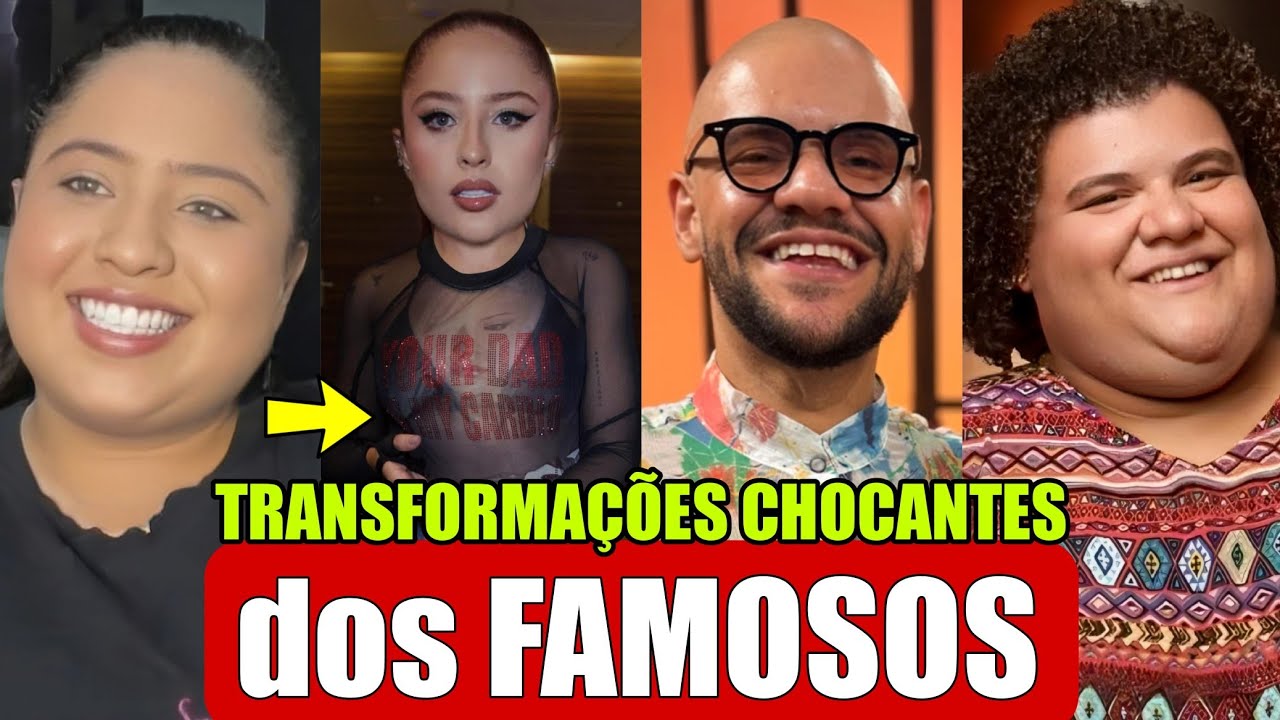 13 TRANSFORMAÇÕES MAIS CHOCANTES dos FAMOSOS