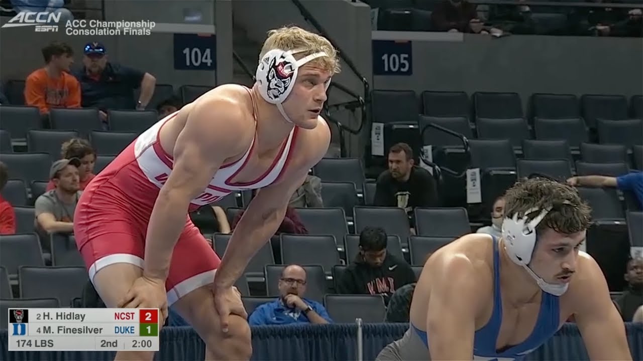 174lbs Hayden Hidlay (NC State) vs Matt Finesilver (Duke)