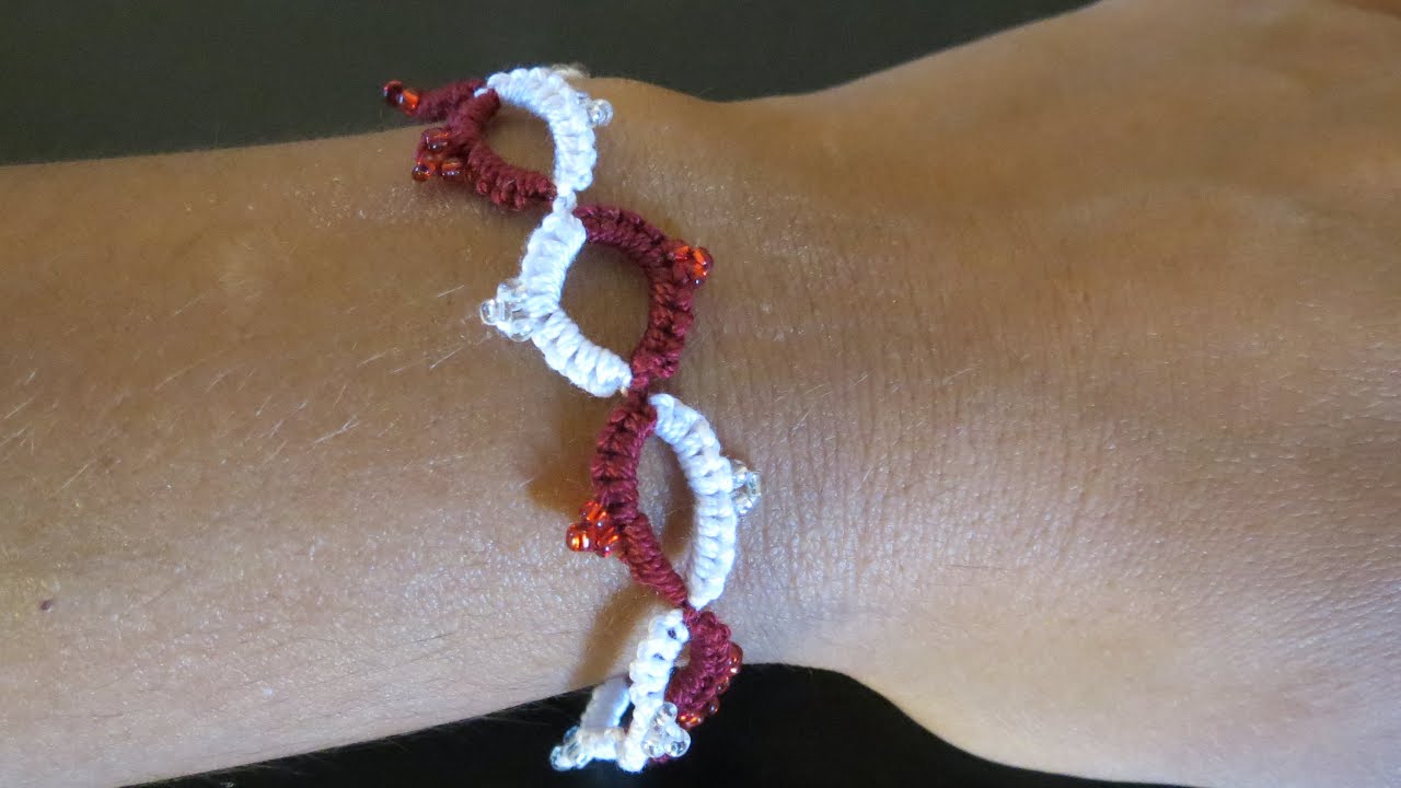 Needle Tatting Bracelet