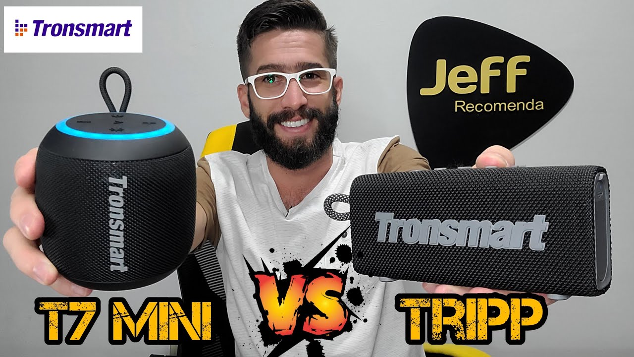Tronsmart T7 MINI 15W Vs Tronsmart TRIP 10W: Qual a melhor Caixa de som Portátil? (Comparativo)