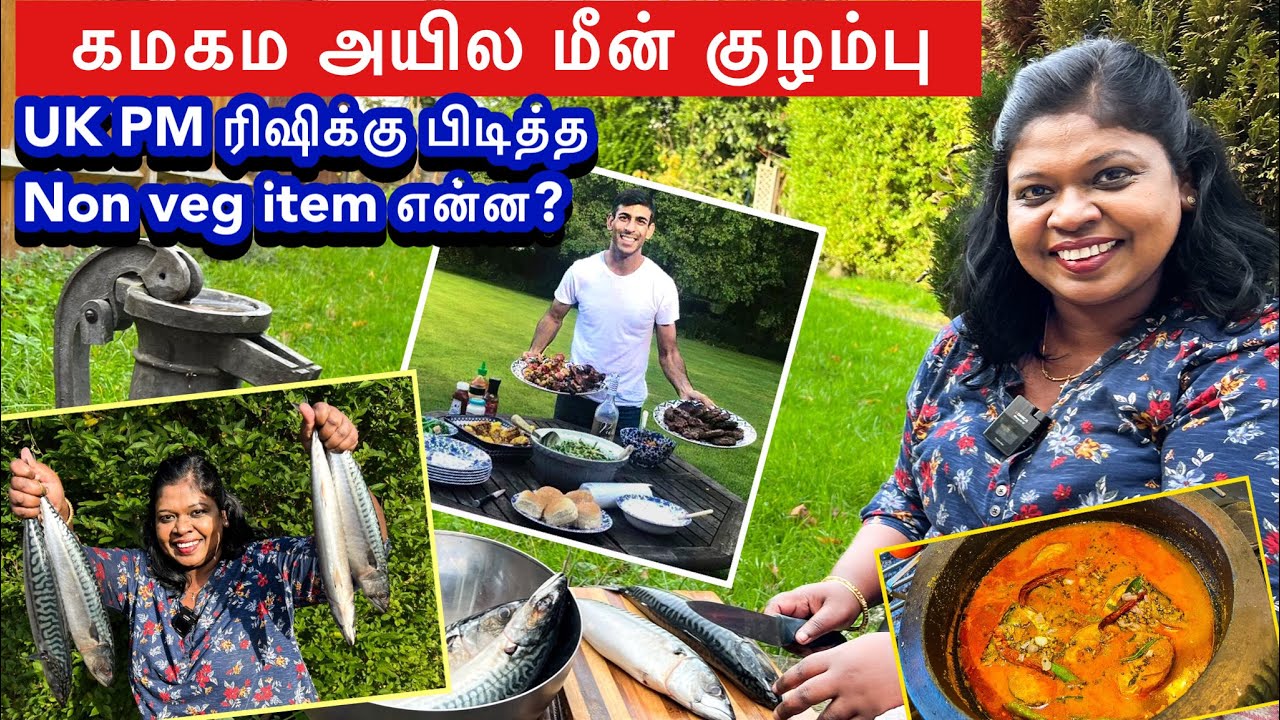 🐟Rishi Sunak’s favourite non Veg?!/வேற லெவல் கமகம அயில மீன் குழம்பு..ஊரே மணக்குது!