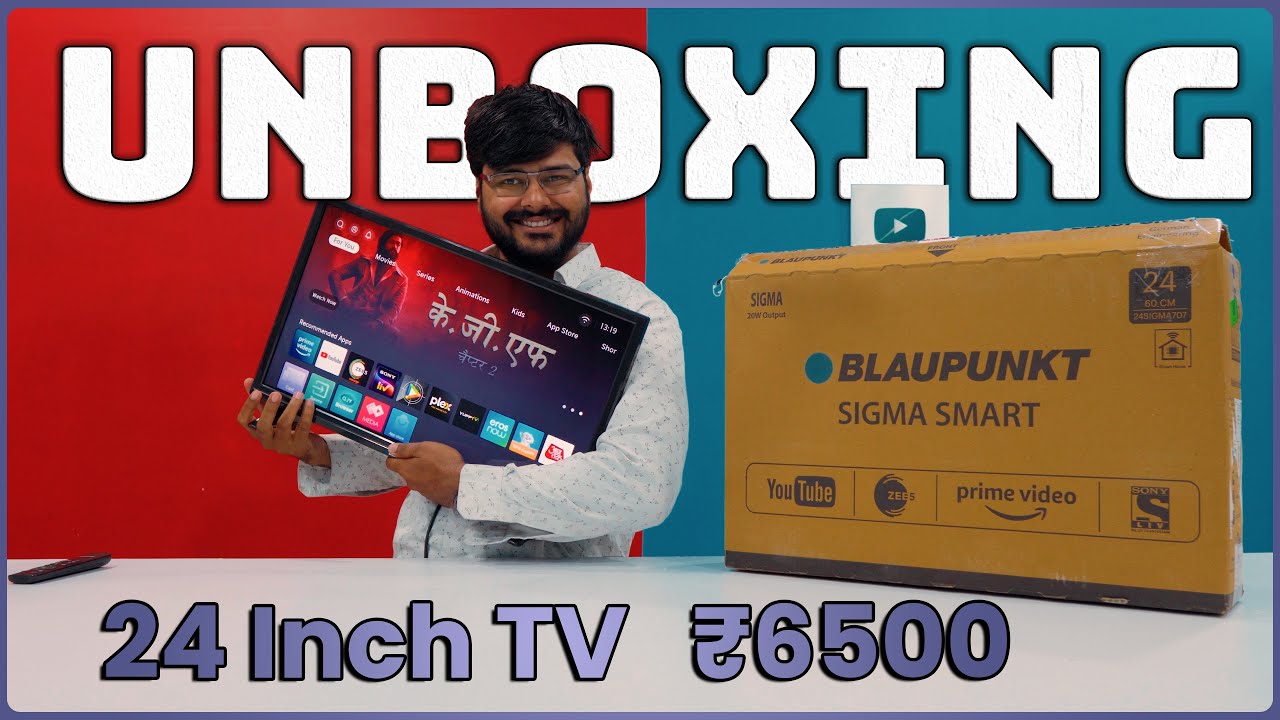 Blaupunkt Sigma Smart TV 24 Inch 2023 Model Unboxing and Review