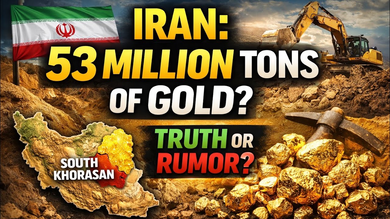 Iran Discovers Massive Gold Reserve in South Khorasan – Real or Rumor?”