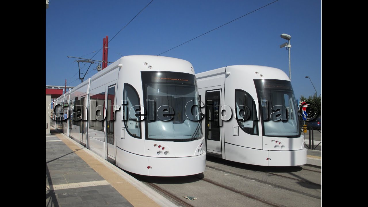 [HD - TRAM AMAT Palermo] Arrivi e partenze da/per LINEA 1 Terminal Stazione Centrale - Roccella!