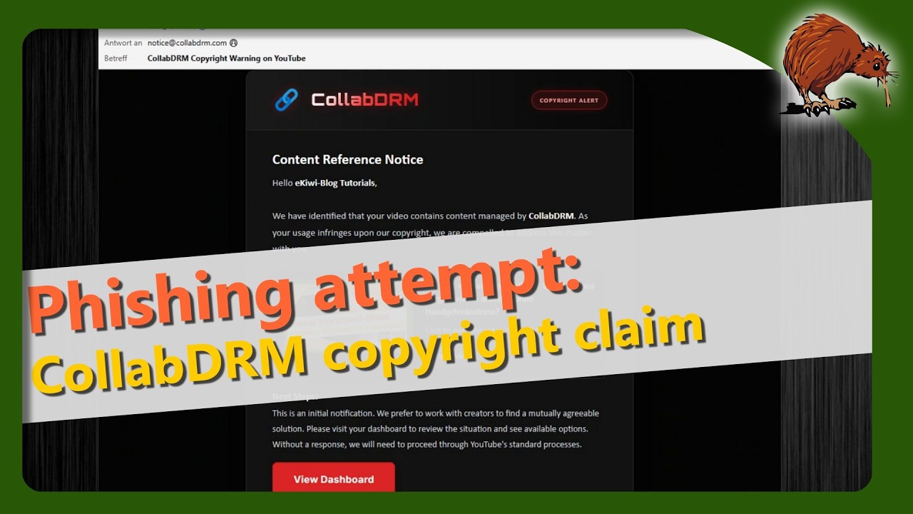 Внимание, ютуберы! Атака с использованием поддельных учетных записей CollabDRM? Фишинговая афера ...