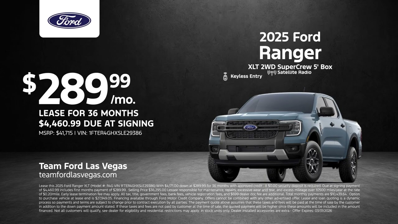 Ford Ranger 01/23/2026 6803312