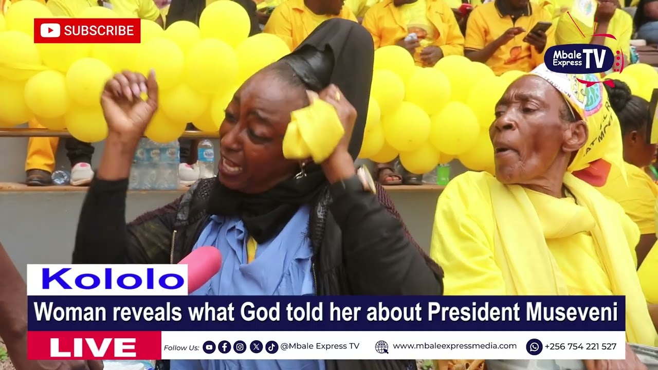 God told me to advise you to retire - Woman tells President Museveni 