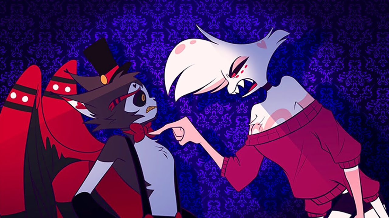LONG NIGHT - ANGELDUST X HUSK (Hazbin Hotel Comic dub)