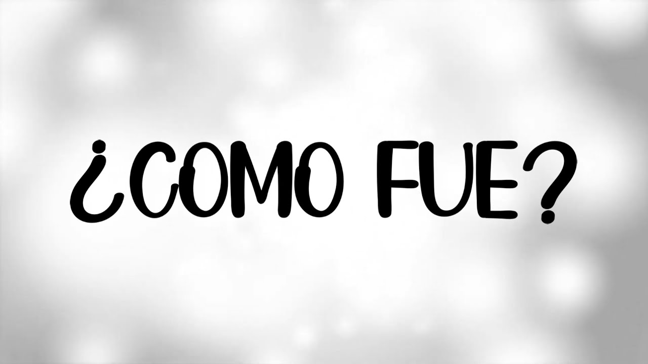 ¿Cómo fue? - DNAC (Video Lyrics)