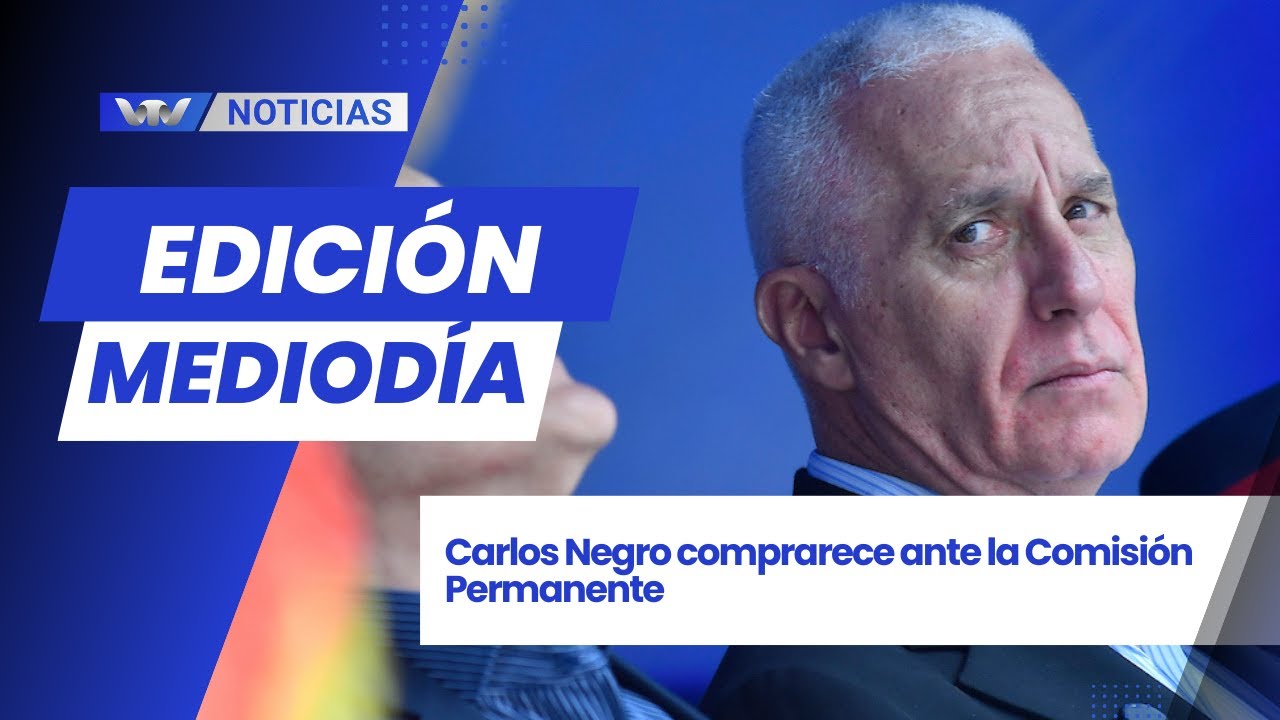 Edición Mediodía 28/01 | Carlos Negro comprarece ante la Comisión Permanente