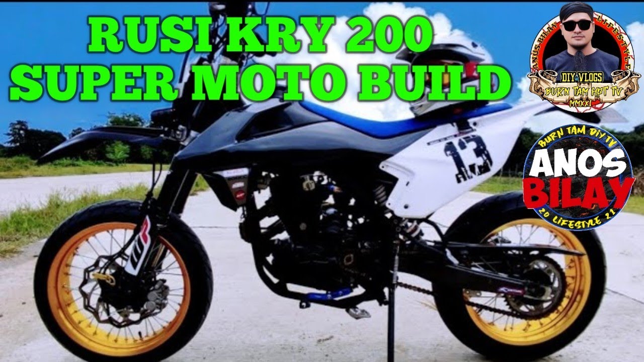 HOW TO BUILD A SUPERMOTO ON A KRY 200 🚳