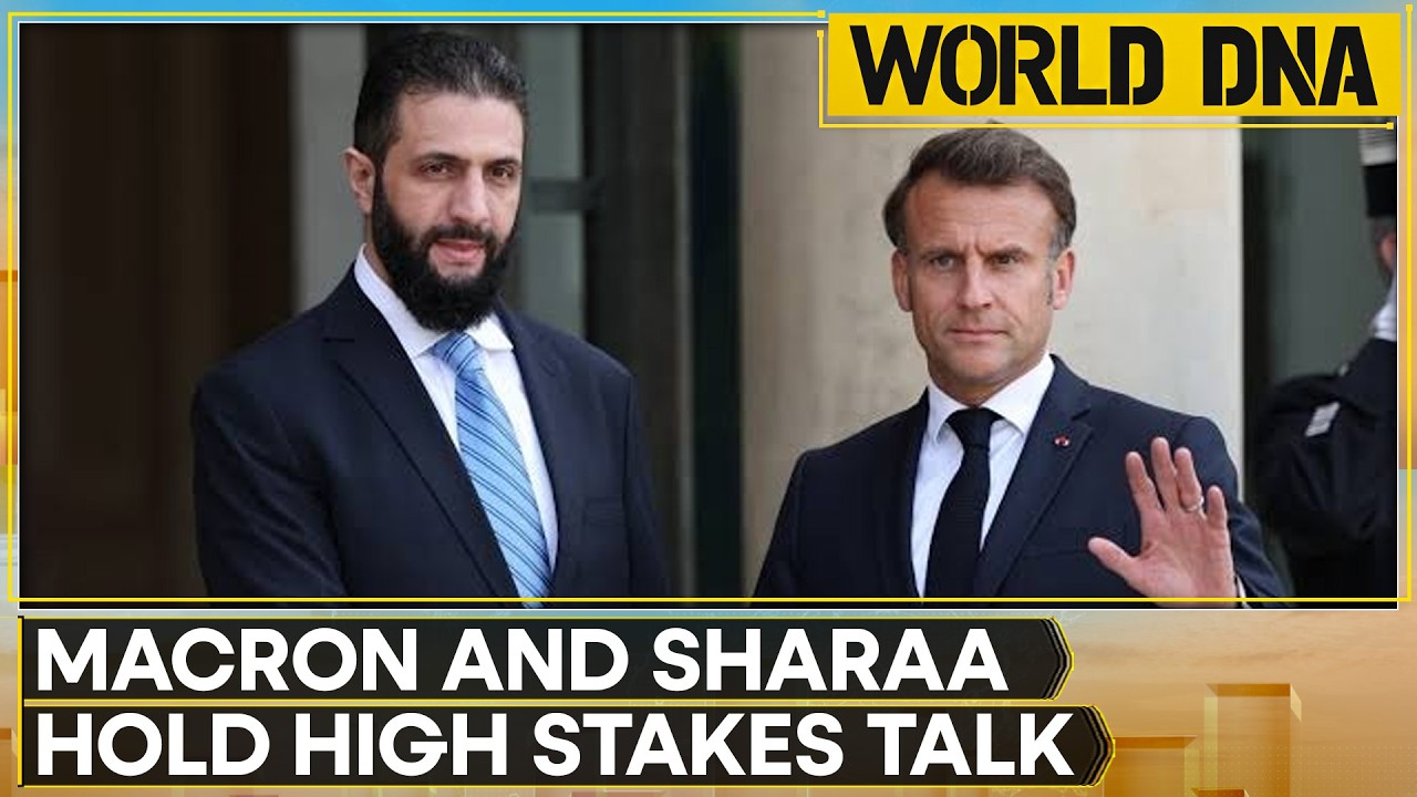 France's Macron And Syria's Al-Sharaa Hold High-Stakes Talks Amid His Historic Visit | WION News