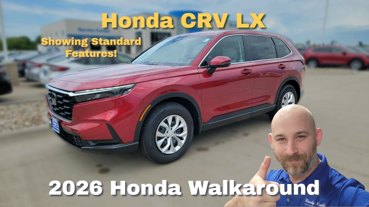 2026 Honda CR-V LX Walkaround: In-depth review of standard features! Everything you MUST KNOW!