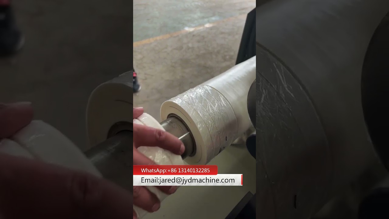 Adhesive Tape Roll Cutting Machine Manufacturer #tape