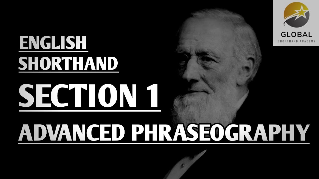 ADVANCED PHRASEOGRAPHY SECTION 1 | ENGLISH SHORTHAND LESSONS ✍🏻💫
