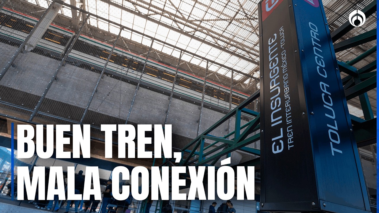 Tren México–Toluca funciona… pero su conexión principal aún no está lista