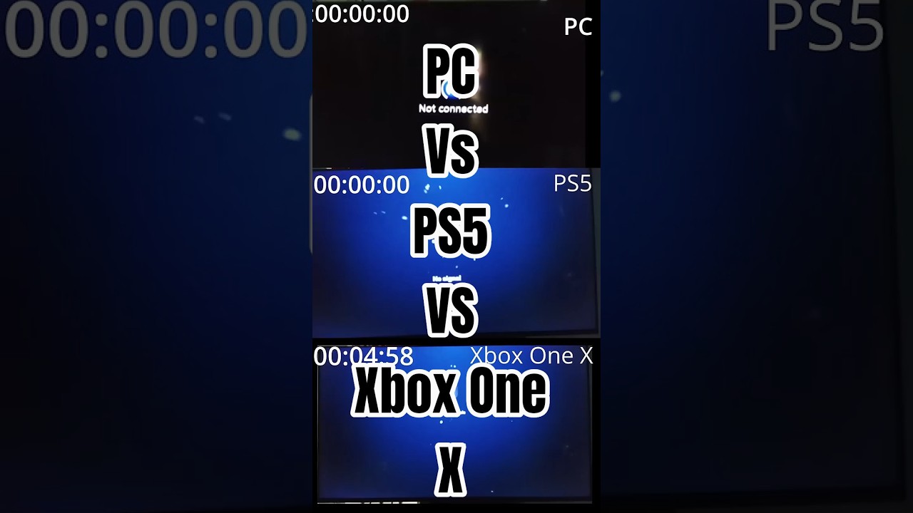 PS5 vs PC vs Xbox One X: Boot Speed ⏱️