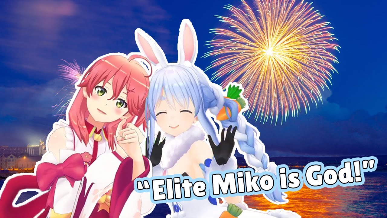 Pekora and Miko's reunion in Minecraft (after many months of not seeing each other) [Part 1]