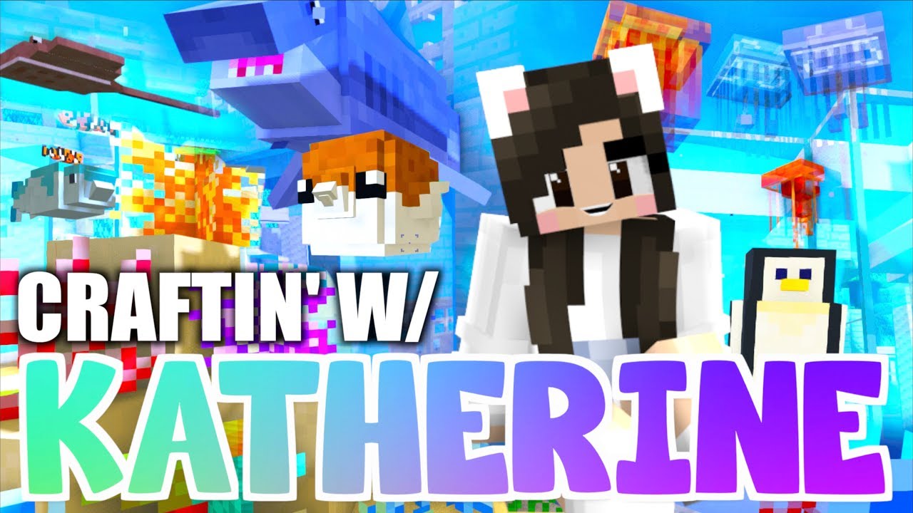 💙Minecraft AQUARIUM! Крафтим с Кэтрин. Эпизод 31