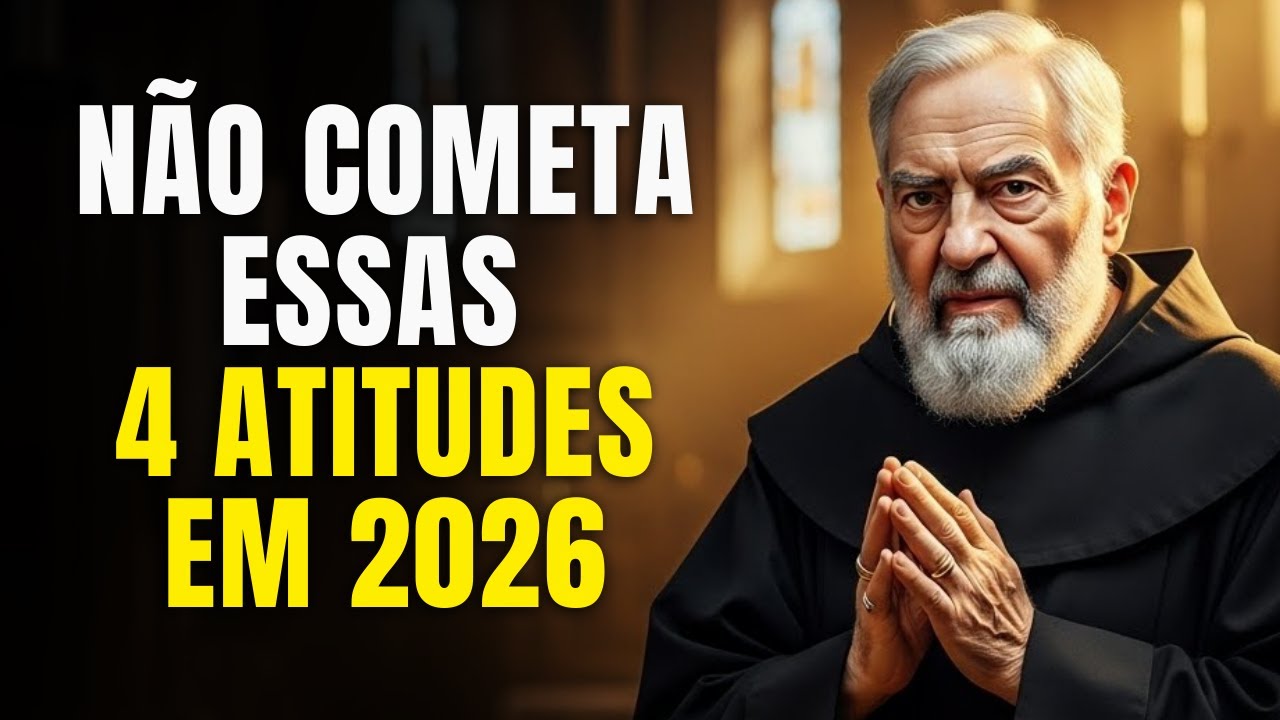 PADRE PIO TE ADVERTE: 4 ATITUDES NO ANO NOVO QUE DESTROEM A ABUNDÂNCIA.