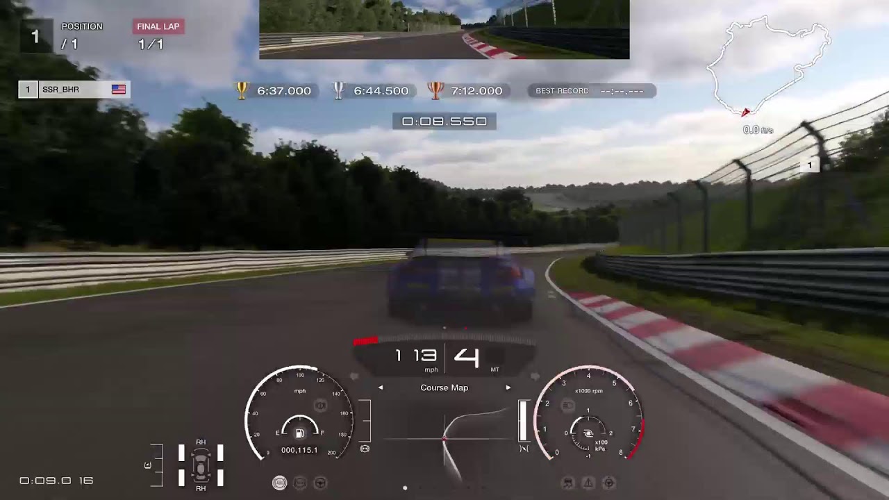Grand Turismo 7, Nurburgring Circuit experience challenge