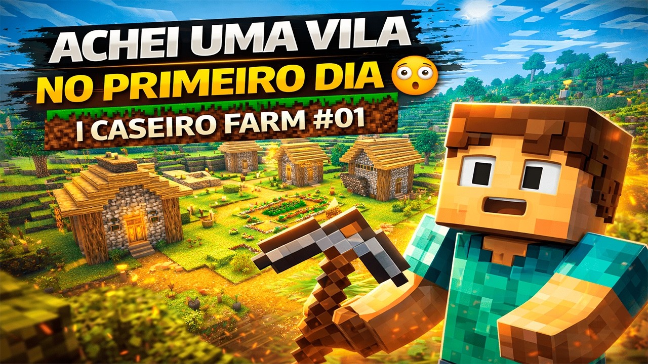 ACHEI UMA VILA NO PRIMEIRO DIA 😳 | CASEIRO FARM #01
