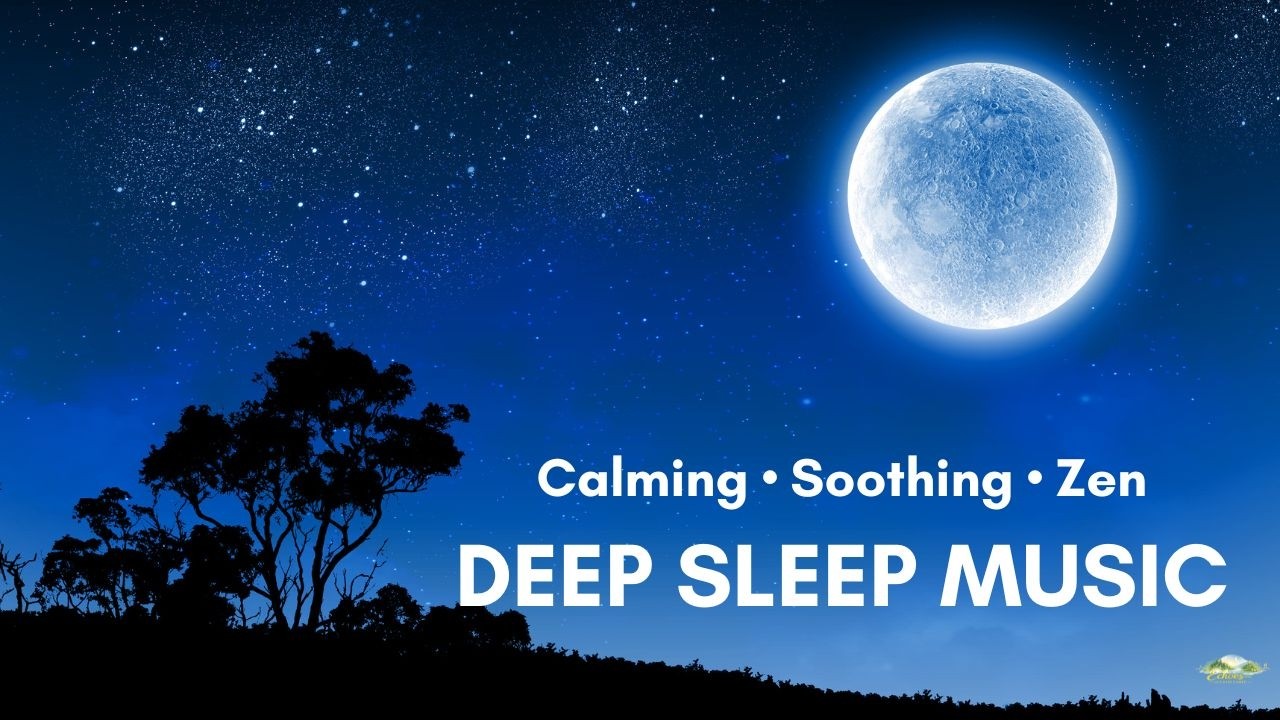 Moonlight on the river | Deep Sleep Music for Peaceful Rest  with Calm Water Sounds