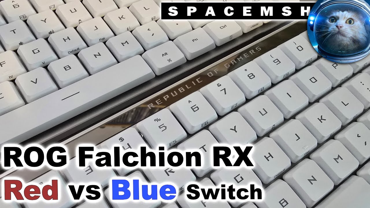 ROG Falchion RX Low Profile - Red vs Blue Switches