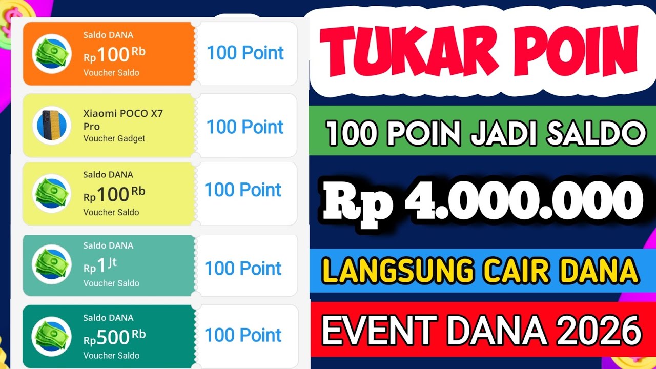 Cara baru 2026 tukar poin dana jadi saldo 2026 - tukar dana point jadi uang - dana ngabuburich 2026