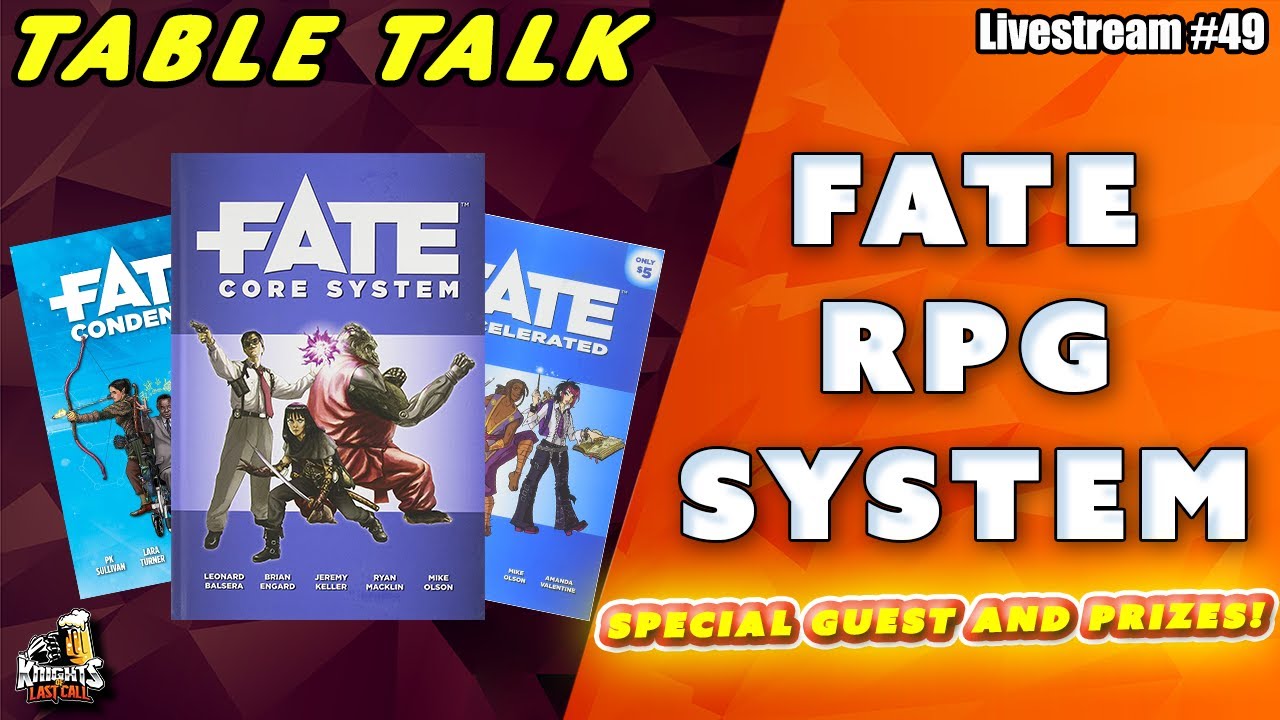 Fate RPG!! - A closer look at this unique TTRPG - Table Talk- Livestream #49
