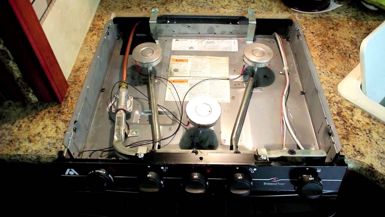 RV Maintenance: Cleaning your Atwood range burners.