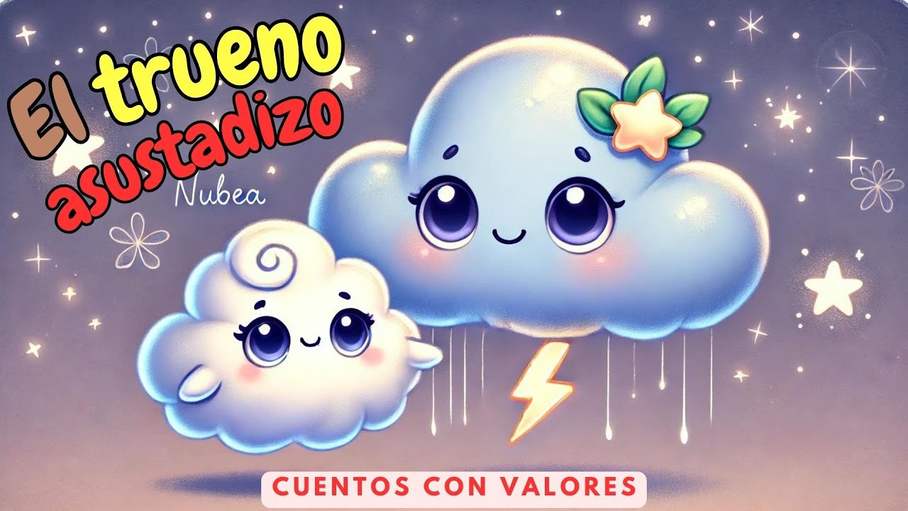 🌩️ El Trueno Asustadizo 🔊 🎶 | Cuentos Infantiles | Cuentos para dormir en español