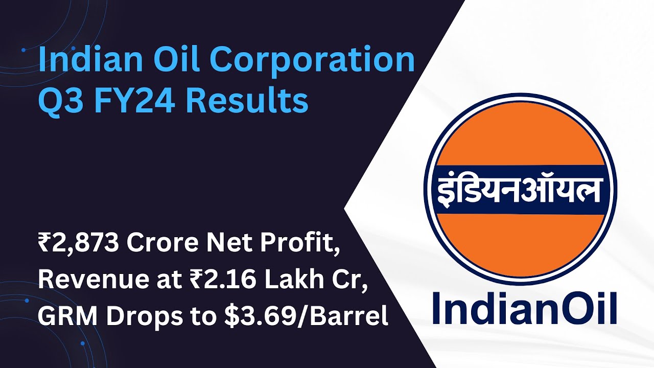 Indian Oil Corporation Q3 FY24: ₹2,873 Crore Net Profit, Revenue at ₹2.16 Lakh Crore