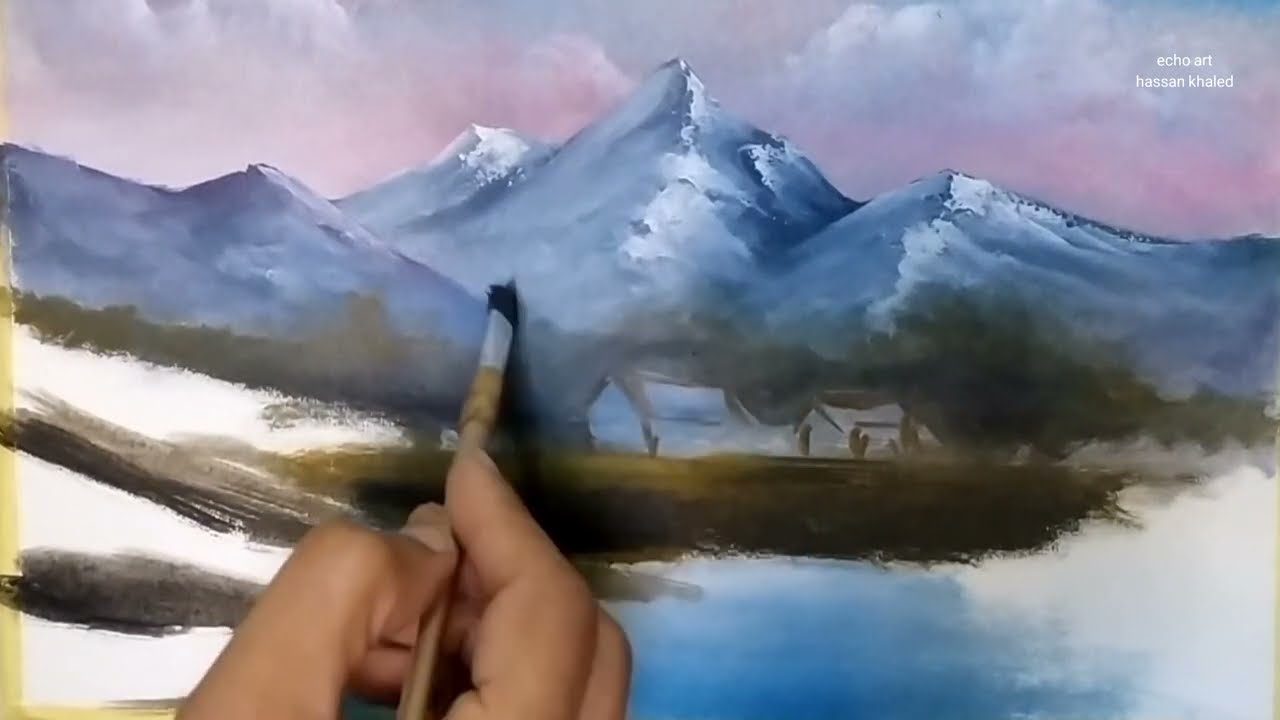 | landscape painting easy | #art | landscape 2 رسم