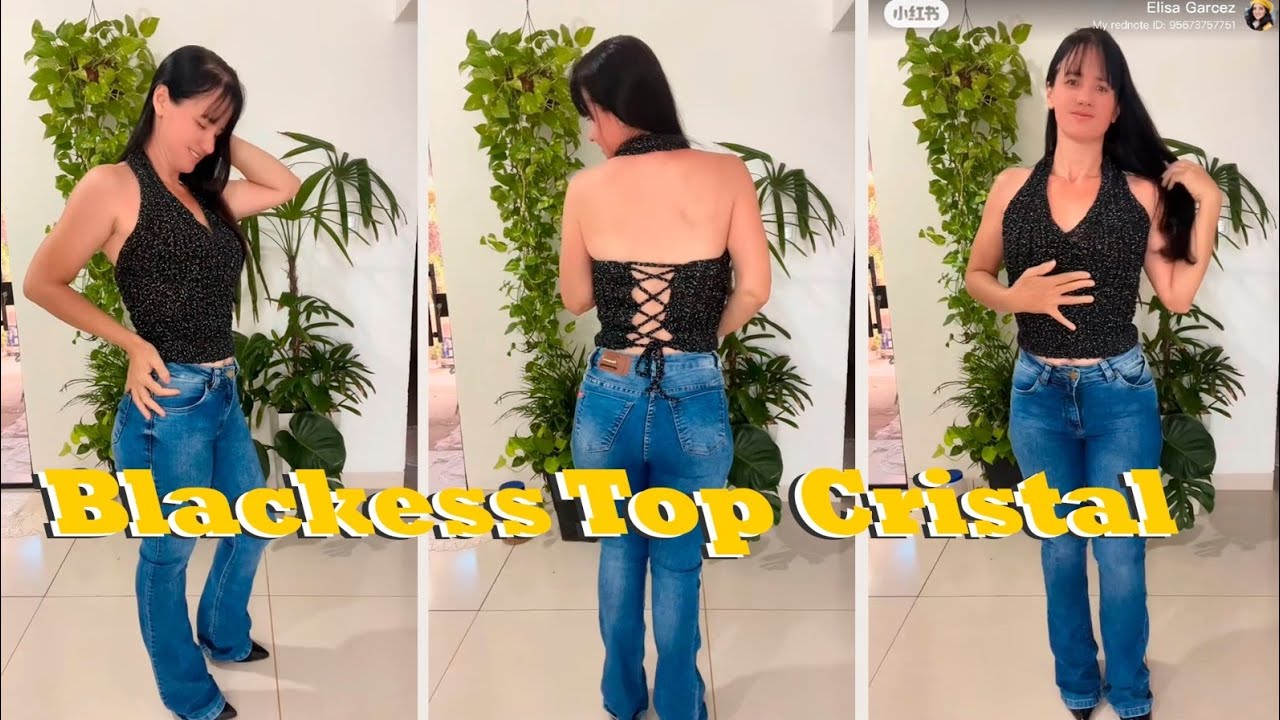 TUTORIAL BLACKESS TOP CRISTAL EM CROCHÊ 