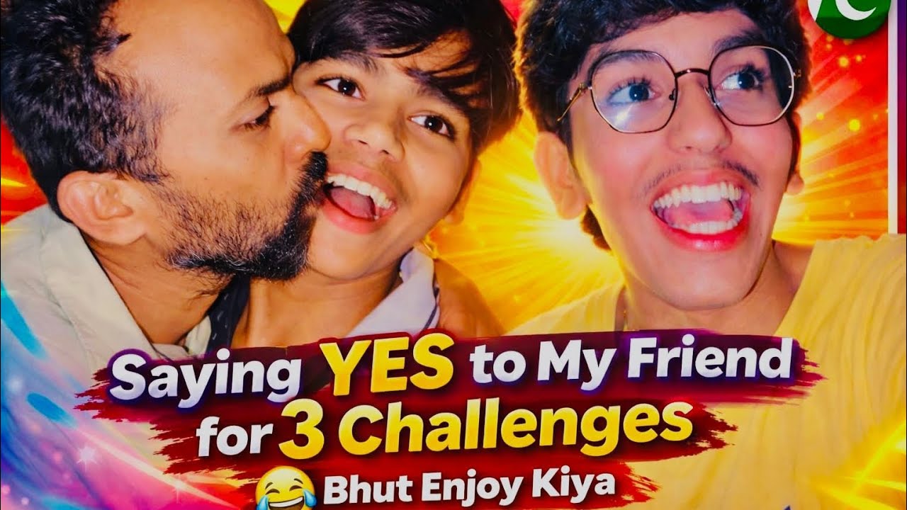 Saying yes to my Friend for 3 challenges 😂Most Difficult Vlog of my life...... 😁