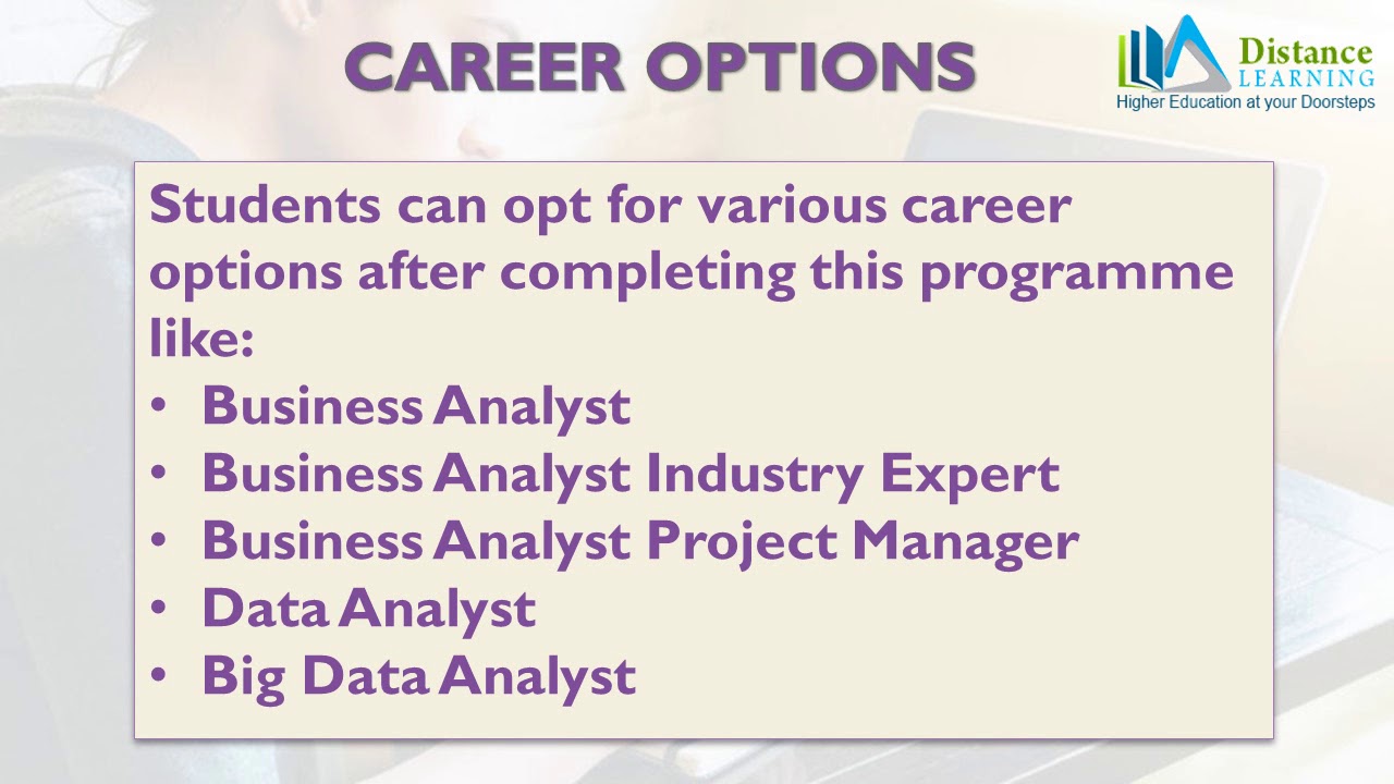 Distance Education PGDM in Business Analytics
