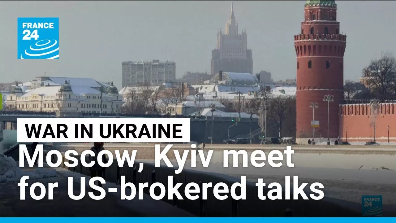 Russian and Ukrainian negotiators meet for US-brokered talks • FRANCE 24 English