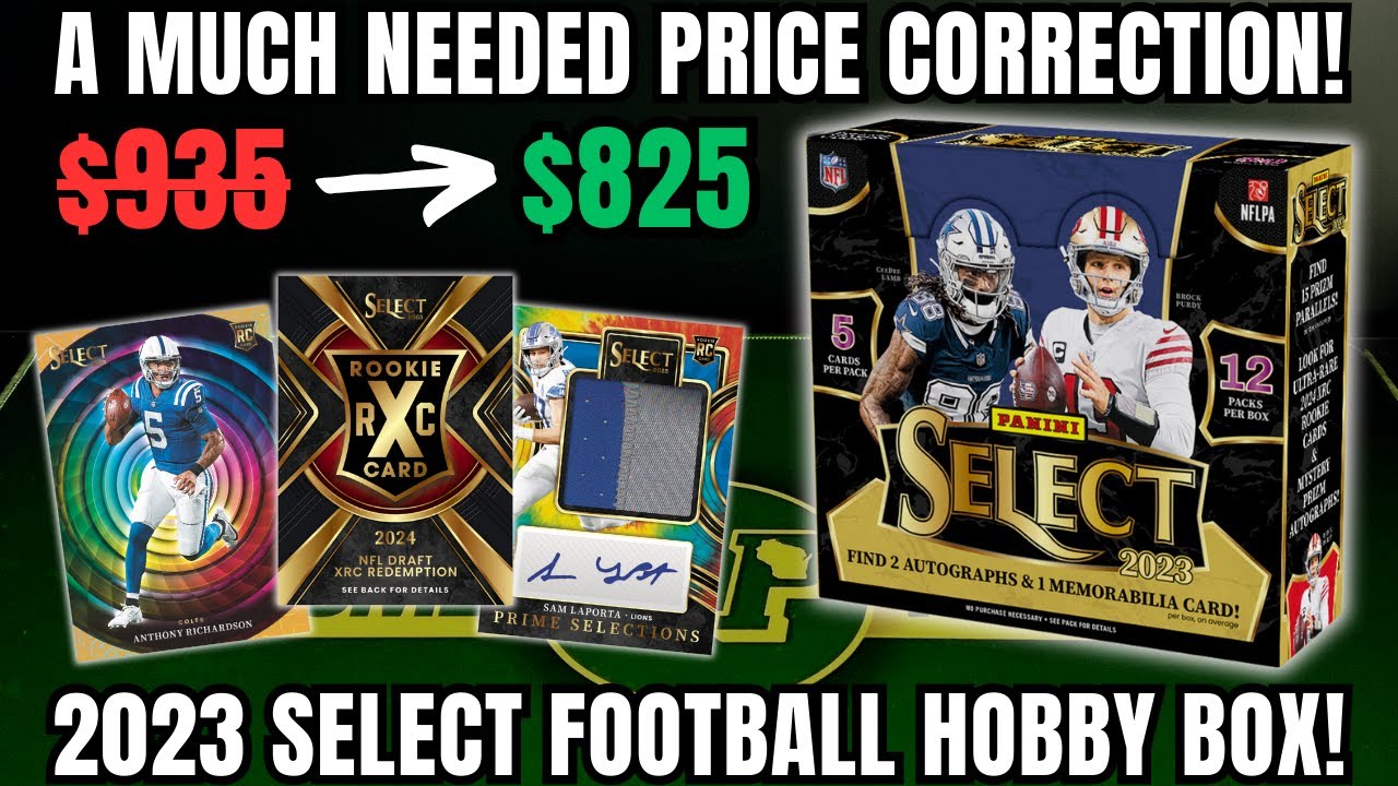 HOME OF THE XRC REDEMPTION! 2023 Panini Select Football Hobby Box Review!