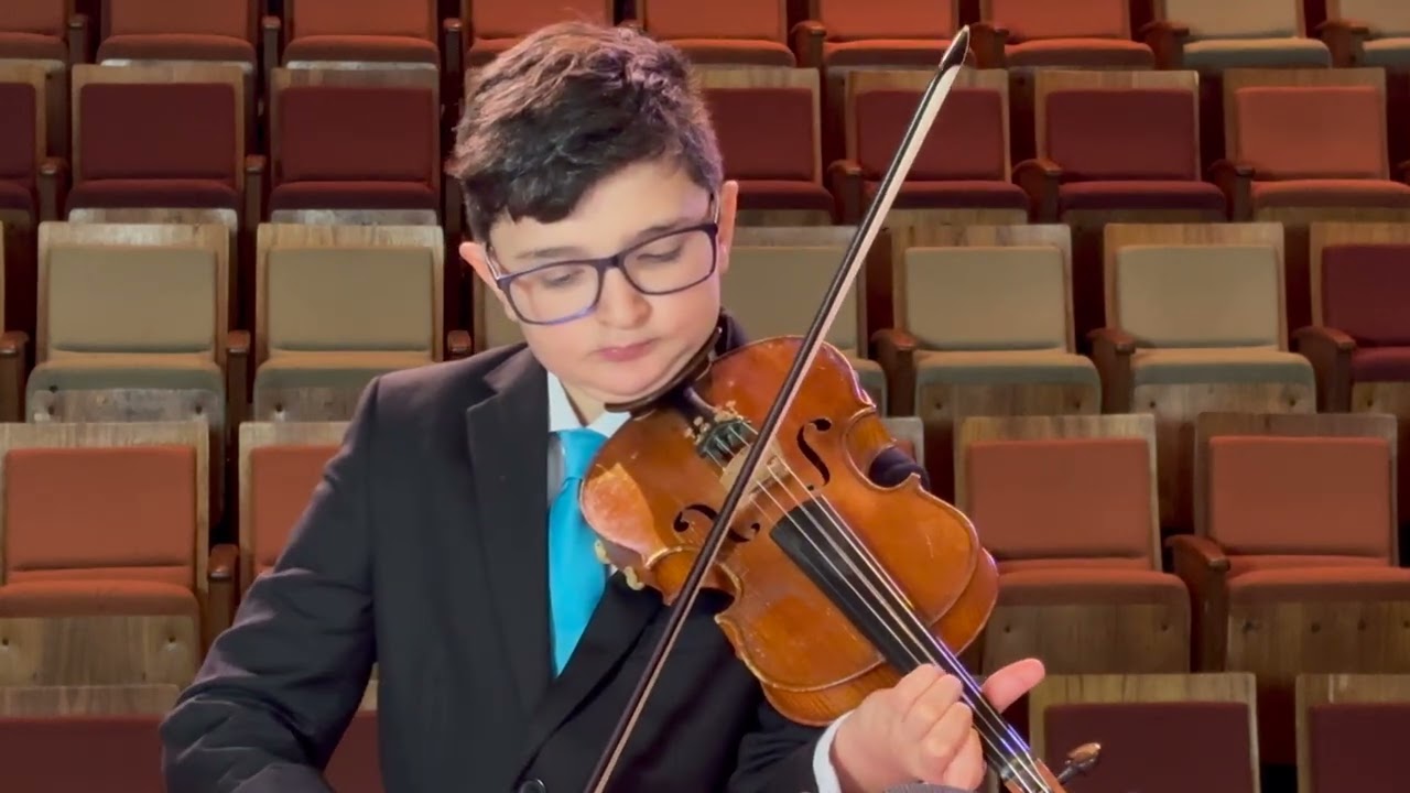 Pedro Simon Paulini (violino) apresenta Minimelo de Dr. Zoltan Paulinyi.