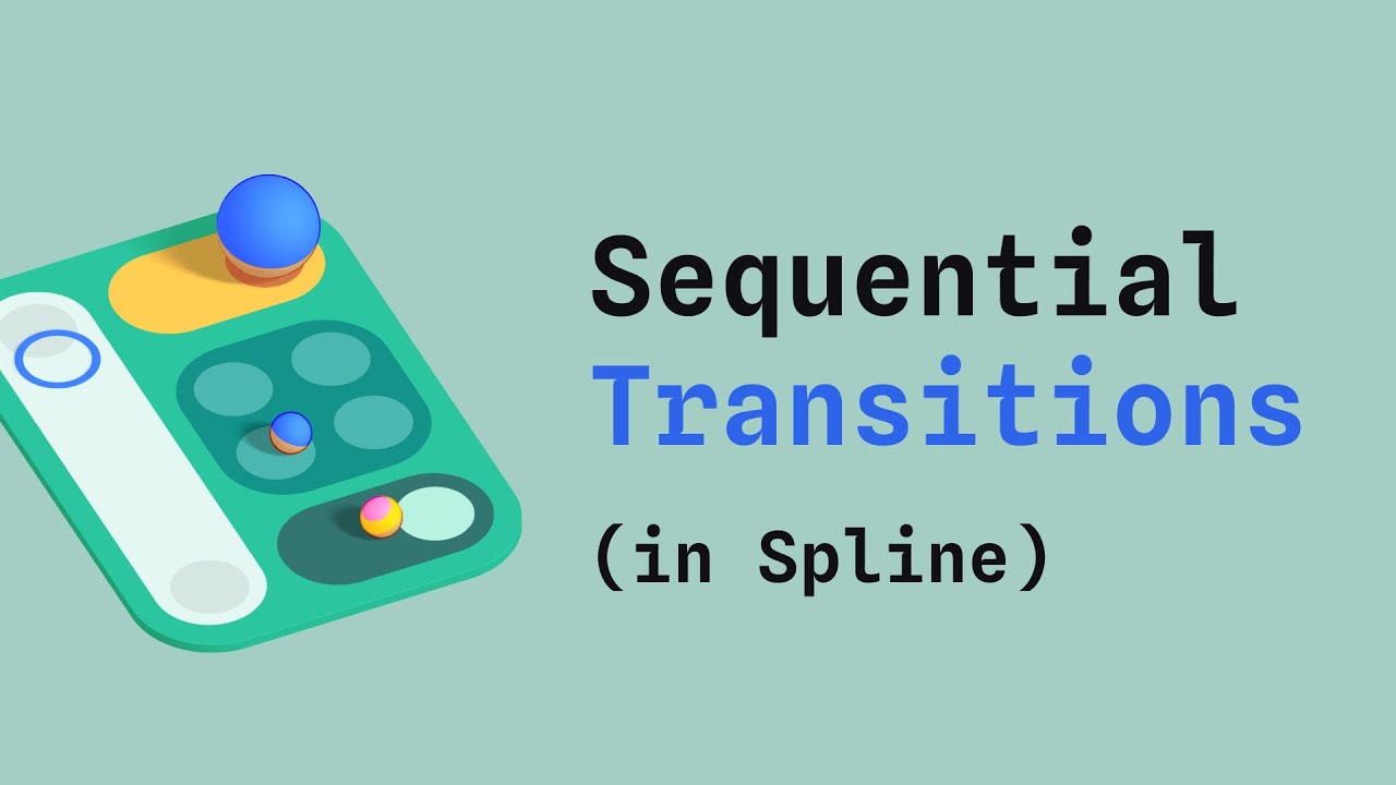 Making sequential transitions in 3D - SplineLive