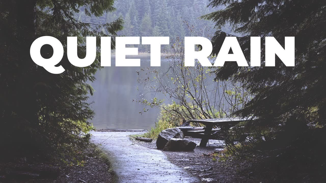 Rain Falling on a Quiet Lake | Reflective Ambient for Peaceful Solitude