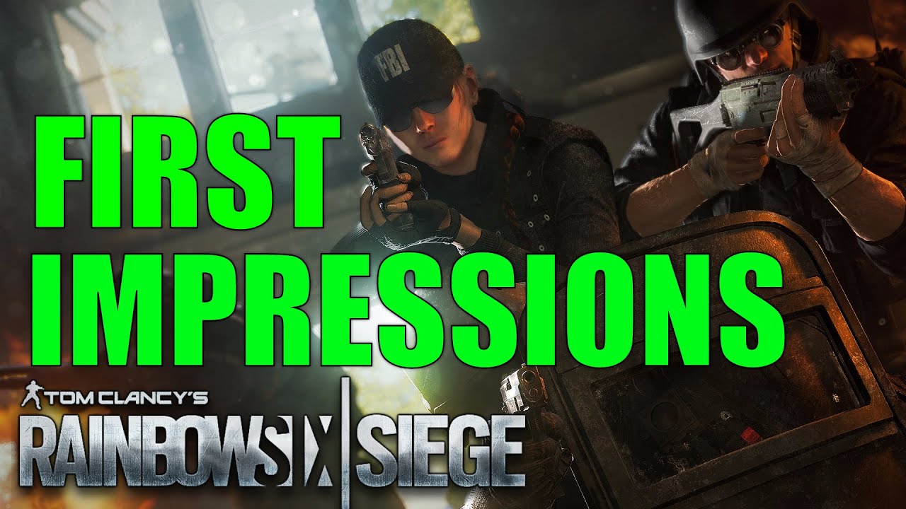 Rainbow Six Siege Multiplayer Gameplay and First Impressions