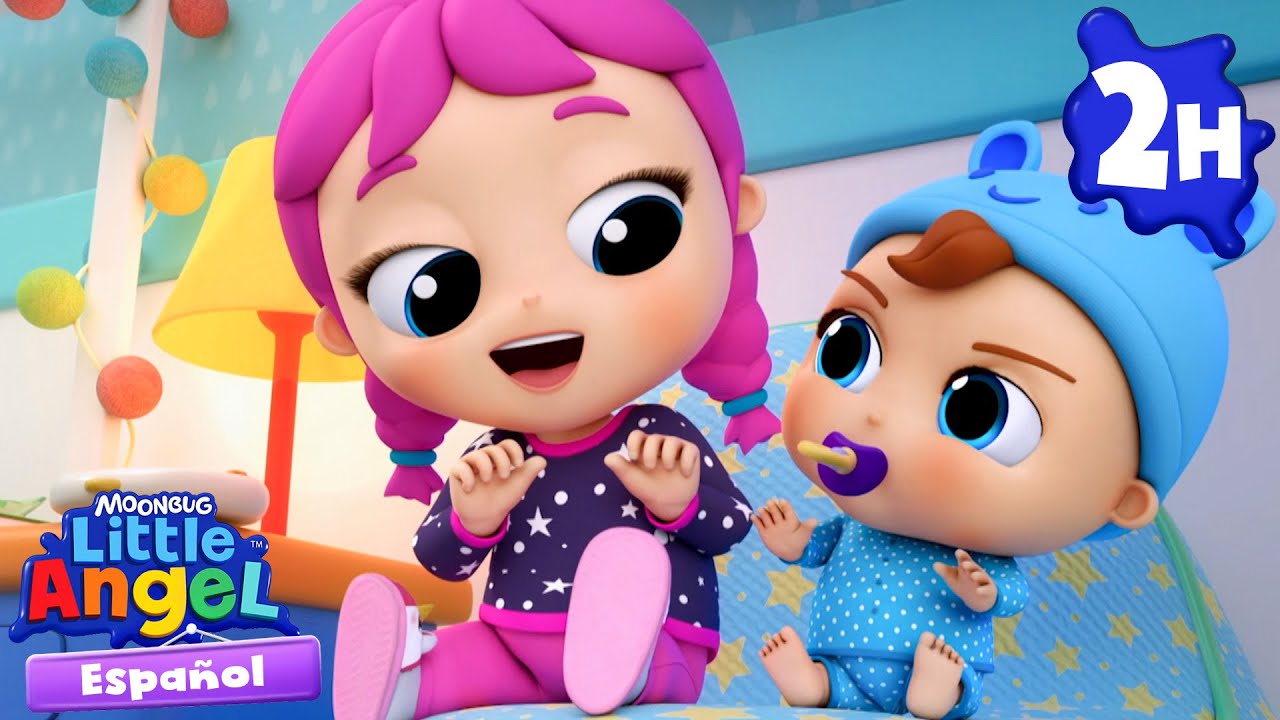 ¡Vamos todos a dormir! 😴 Caricaturas | Canciones Infantiles 🎵 Little Angel Español