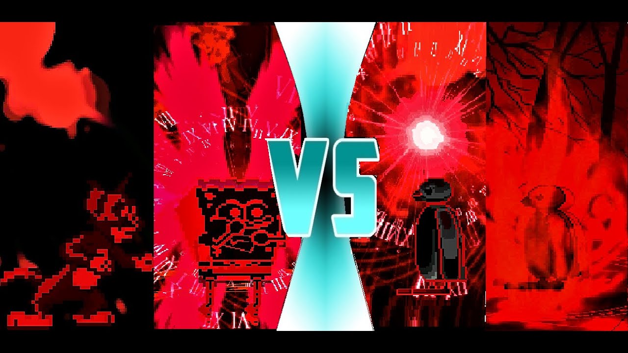 killer tom y Killer Spongebob vs Sadist Pingu-R y Killer Pingu / MUGEN
