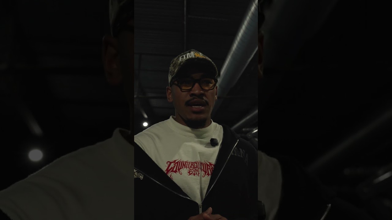 Black man ranting about something 