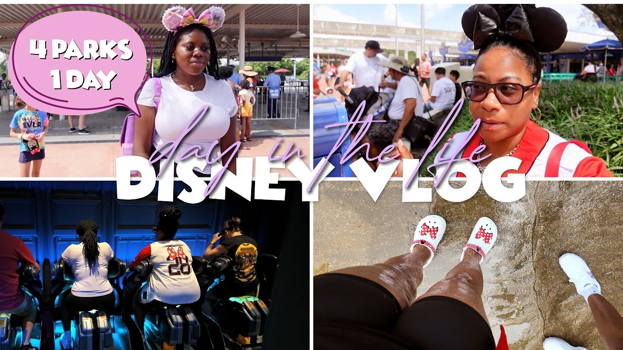 ✨4 Disney World Parks in 1 Day |  Mommy-Daughter Disney Day | I Almost Lost My Camera! ✨